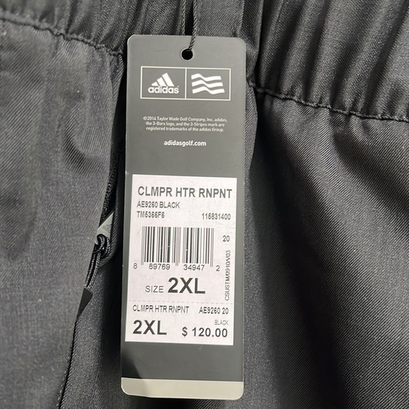 Adidas Climaproof Men’s Golf Pants ( maximum weather protection). NWT - Picture 4 of 8